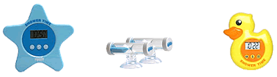 A selection of Ripple shower timers