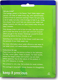 Severn Trent Water Star Shower Timer