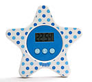 Blue dot digital shower timer